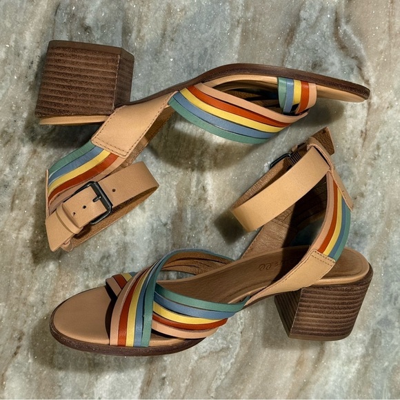 Women’s MADEWELL Samira rainbow leather sandal- Size 5 - Picture 2 of 7